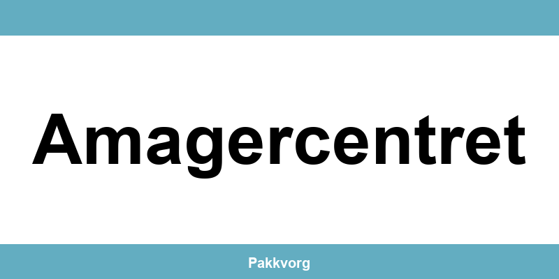 Kontakt GLS pakkeshop i Amagercentret