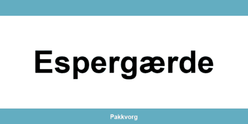 Kontakt GLS pakkeshop i Espergærde