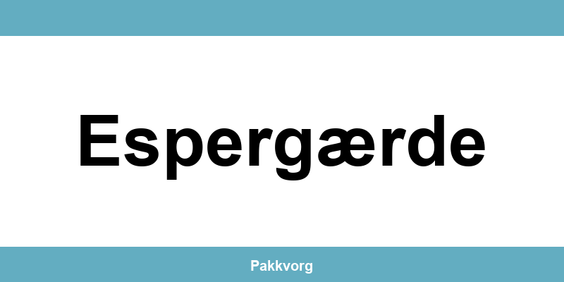 Kontakt GLS pakkeshop i Espergærde