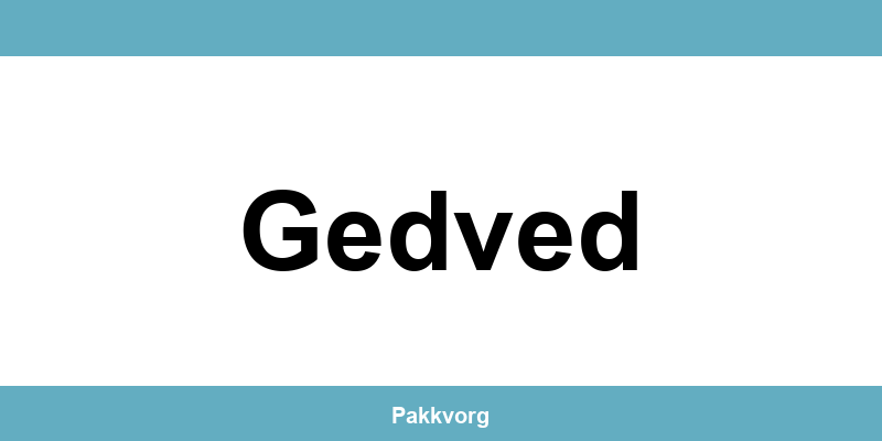Kontakt GLS pakkeshop i Gedved