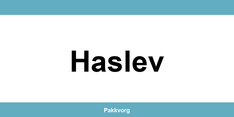 Kontakt GLS pakkeshop i Haslev