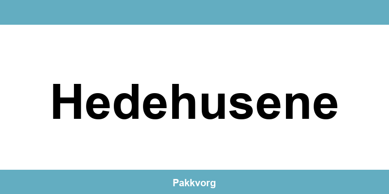 Kontakt GLS pakkeshop i Hedehusene