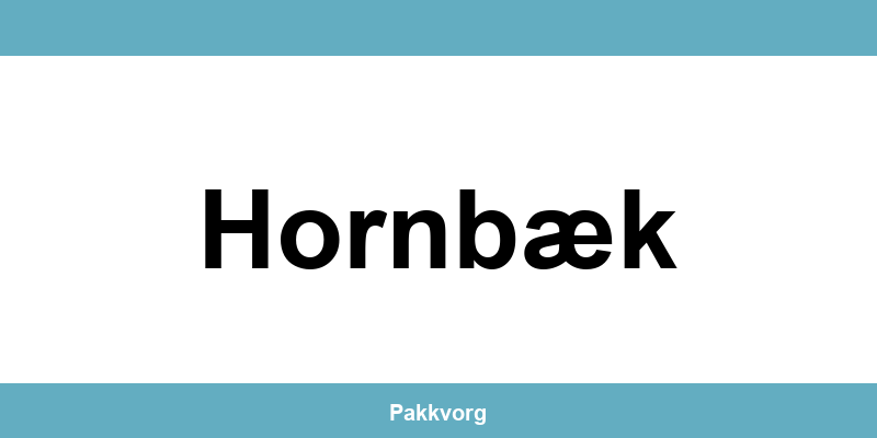 Kontakt GLS pakkeshop i Hornbæk