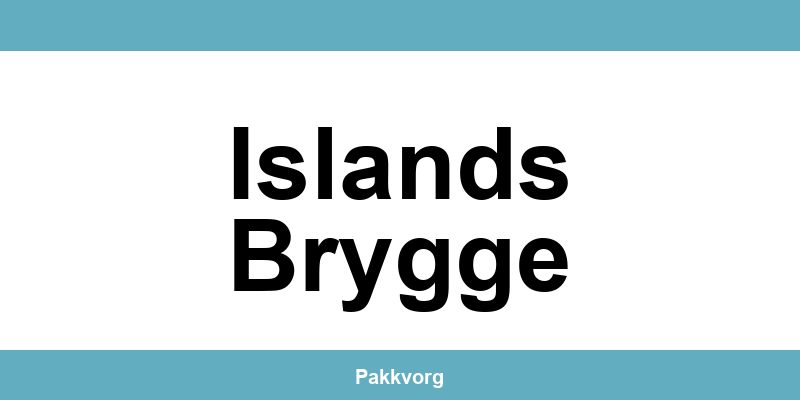 Kontakt GLS pakkeshop i Islands Brygge