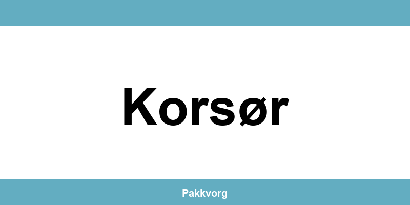 Kontakt GLS pakkeshop i Korsør