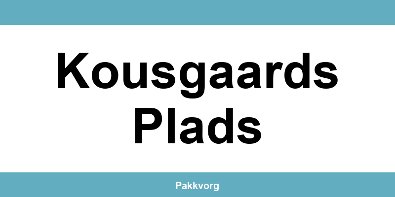 Kontakt GLS pakkeshop i Kousgaards Plads