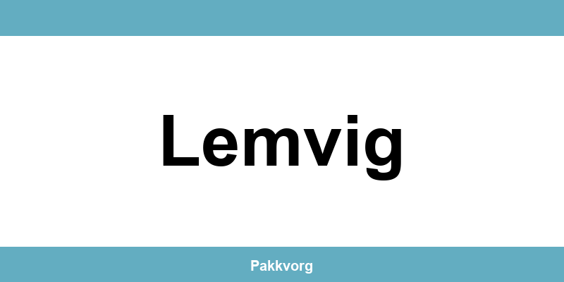 Kontakt GLS pakkeshop i Lemvig