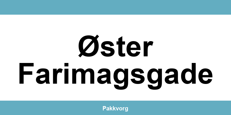 Kontakt GLS pakkeshop i Øster Farimagsgade
