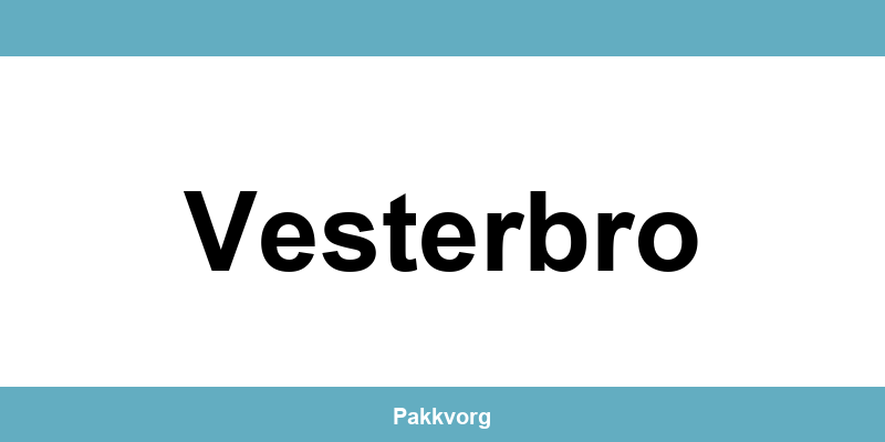 Kontakt GLS pakkeshop i Vesterbro