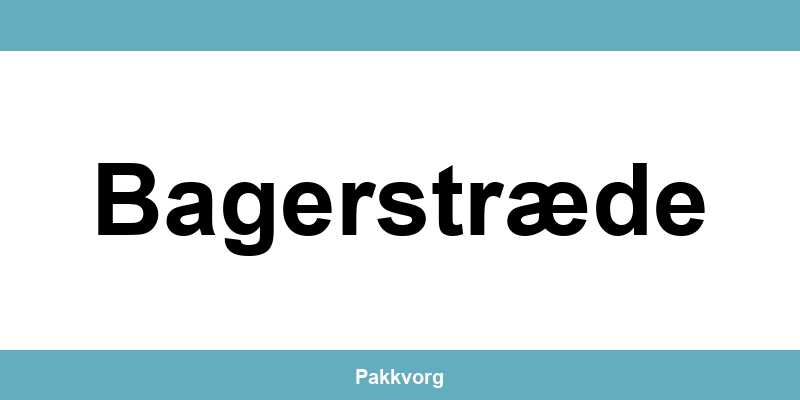 Kontakt GLS pakkeshop i Bagerstræde