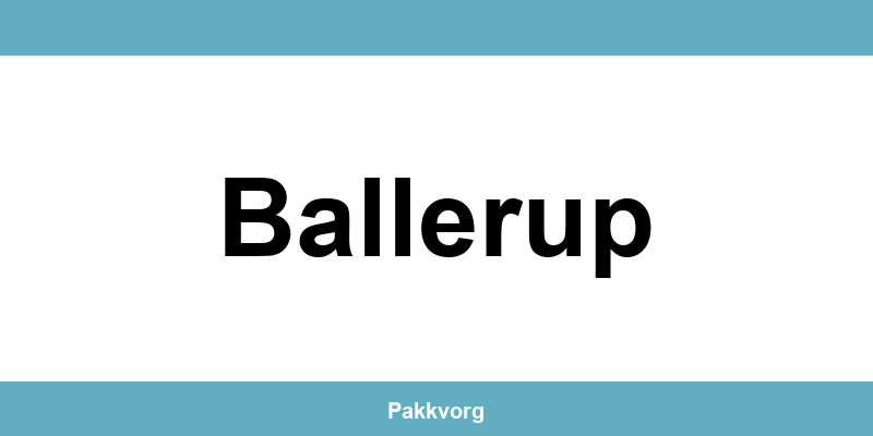 Kontakt GLS pakkeshop i Ballerup