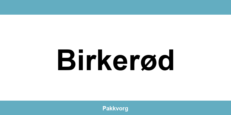 Kontakt GLS pakkeshop i Birkerød