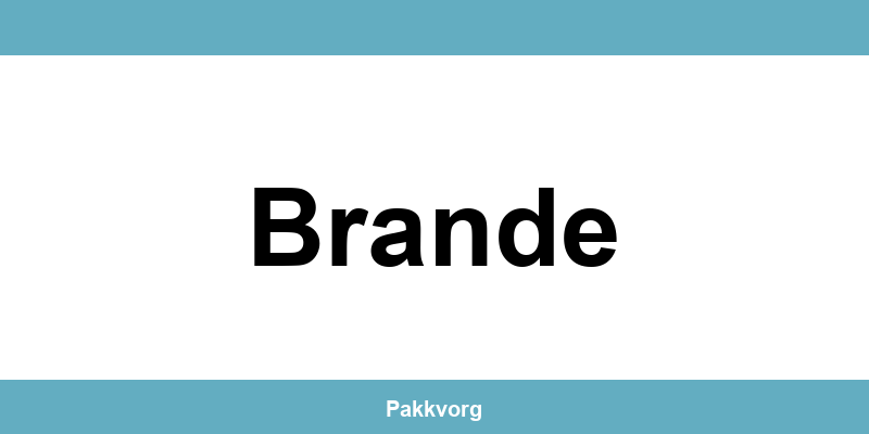 Kontakt GLS pakkeshop i Brande