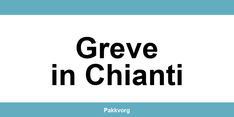 Kontakt GLS pakkeshop i Greve in Chianti
