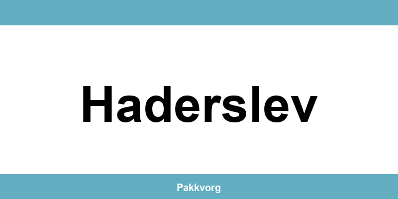 Kontakt GLS pakkeshop i Haderslev