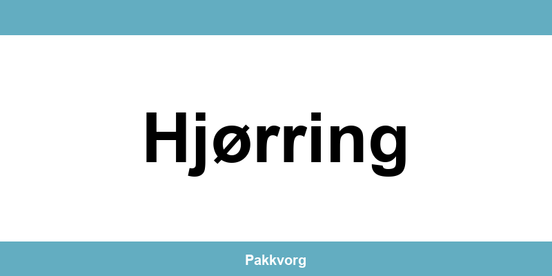 Kontakt GLS pakkeshop i Hjørring