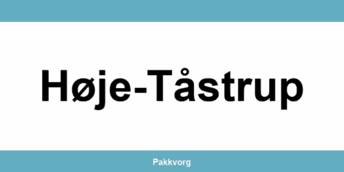 Kontakt GLS pakkeshop i Høje-Tåstrup