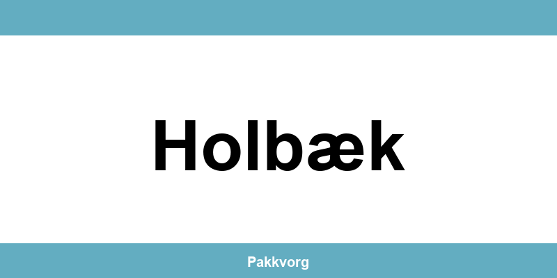 Kontakt GLS pakkeshop i Holbæk