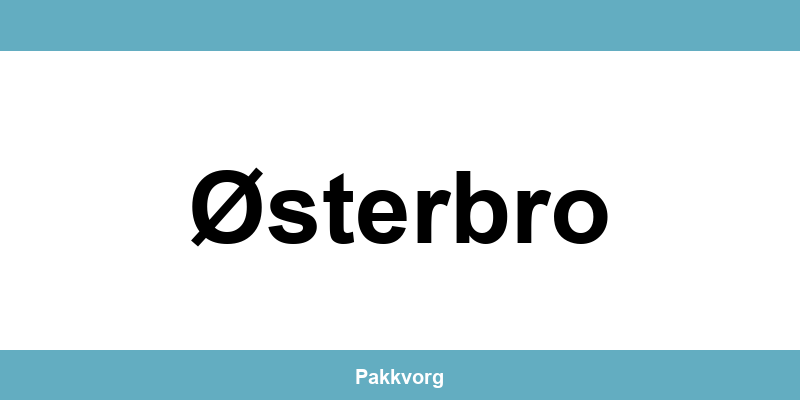 Kontakt GLS pakkeshop i Østerbro