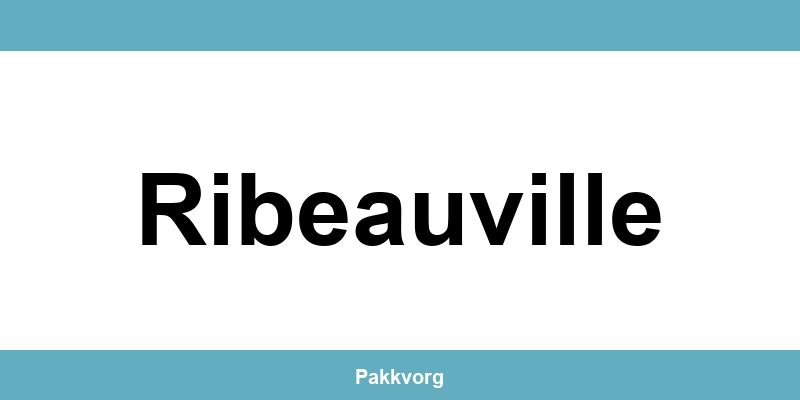 Kontakt GLS pakkeshop i Ribeauville