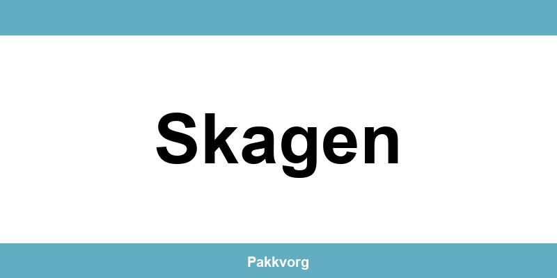 Kontakt GLS pakkeshop i Skagen
