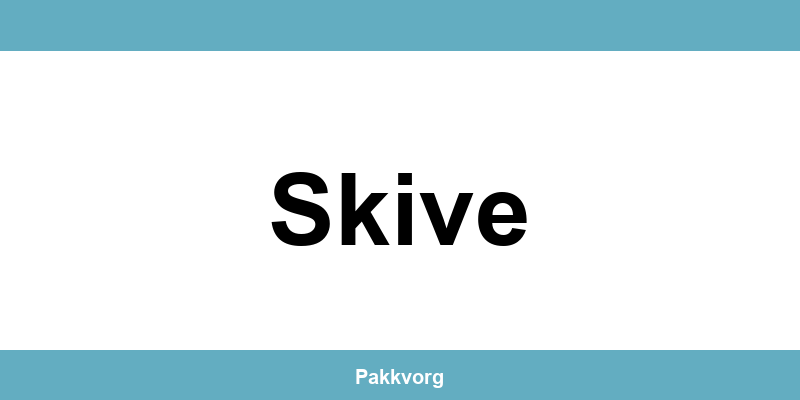 Kontakt GLS pakkeshop i Skive